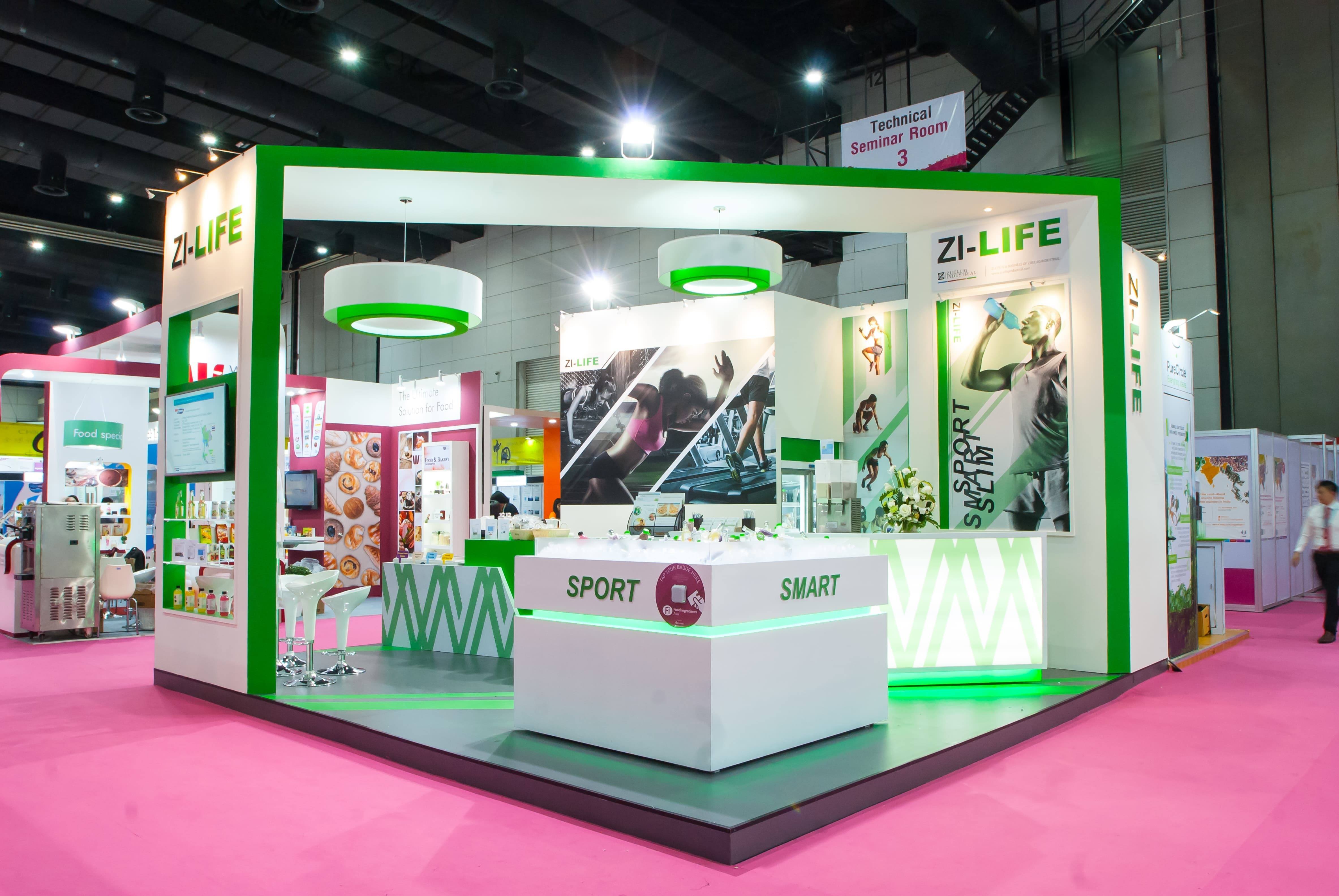 02 Zi-life exhibition stand at Food Ingredient 2017 by Fret Free Productions