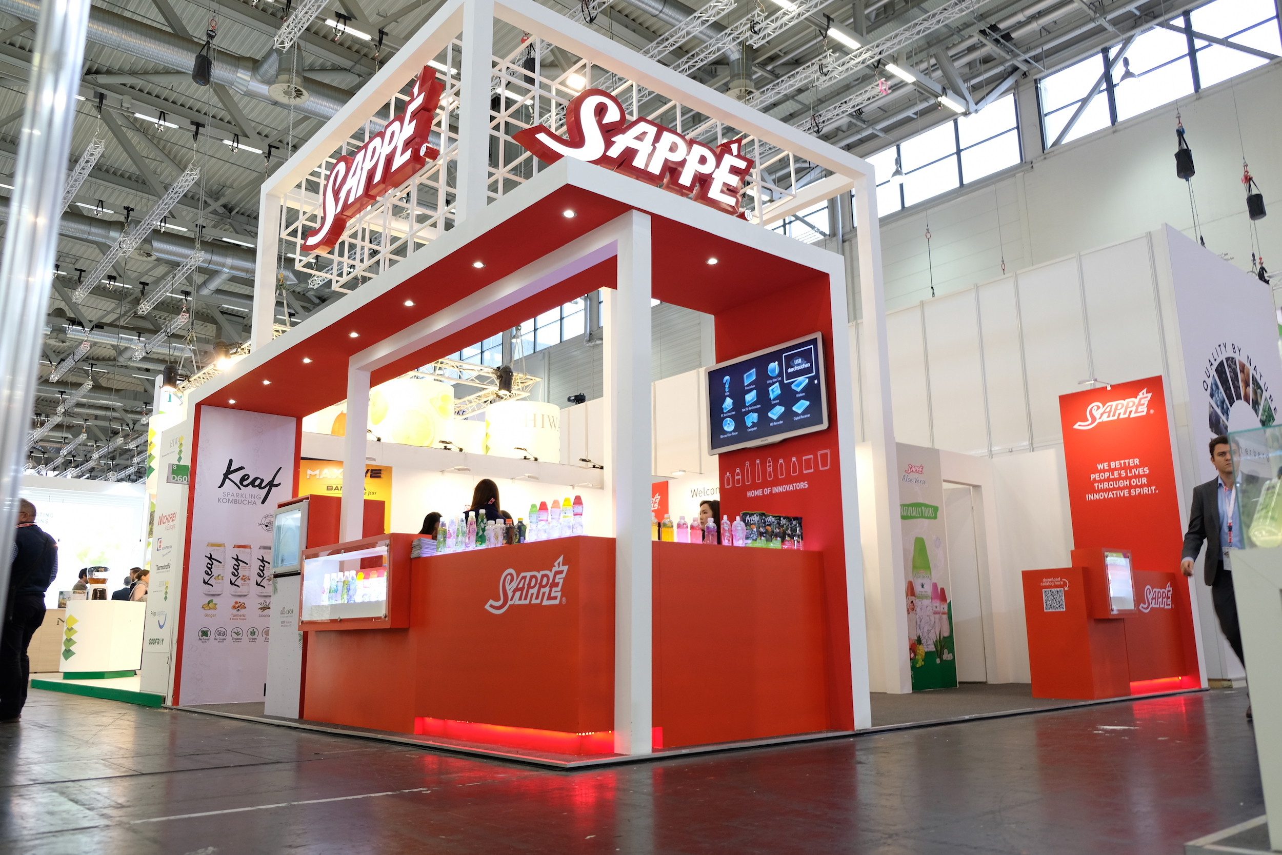 Sappe exhibition stand design and build