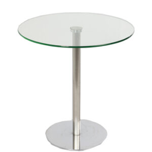 Round Glass Top Table