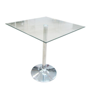 Square Glass Top Table