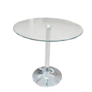 Round Glass Top Table