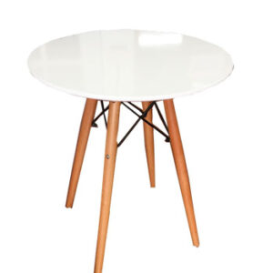 Round White Top Table