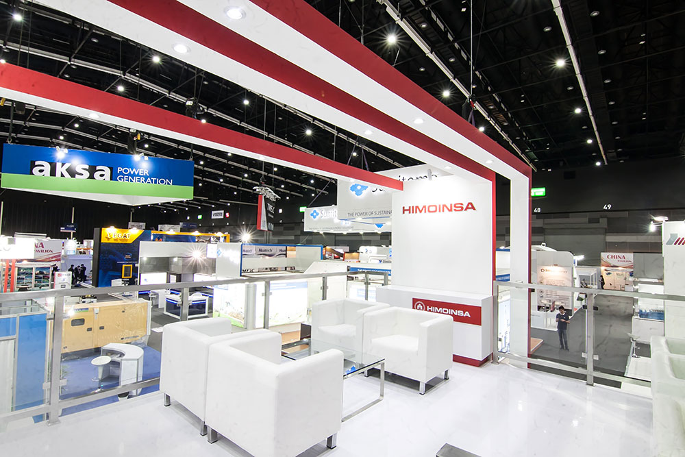 Himoinsa Exhibition Stand at Powergen Asia