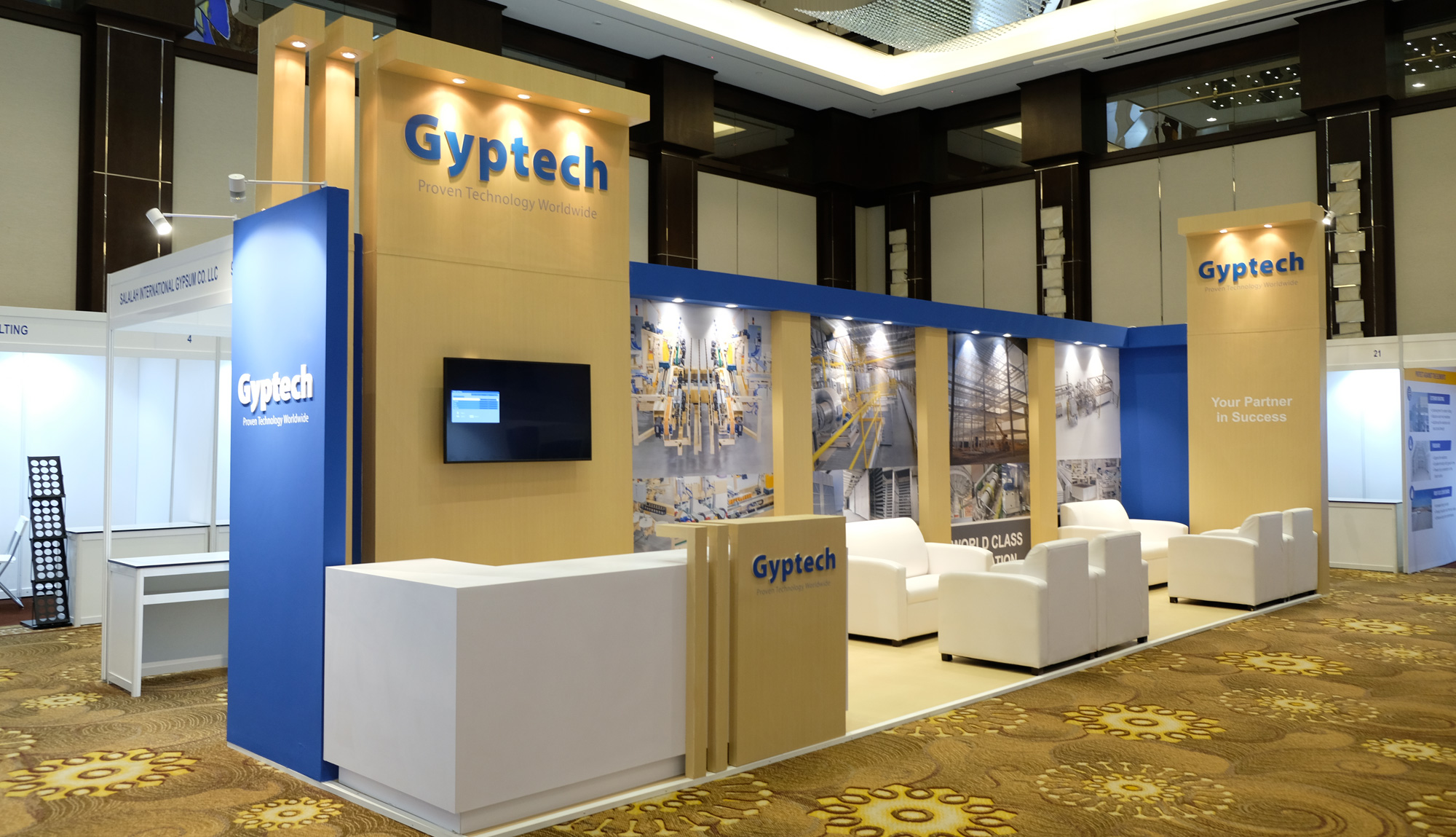 Gypsum Event Booth
