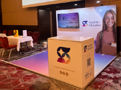 Sapphire Education budget and affordable exhibition stand package