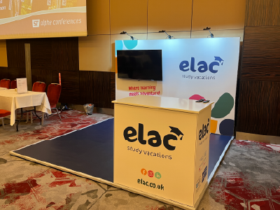 Elac budget friendly and affordable exhibition stand package
