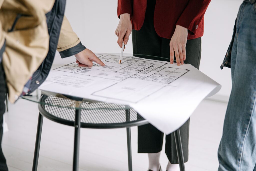 Reviewing Venue Floor Plan