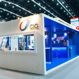 CIG bespoke exhibition stand design and build CIG exhibition stand design and build