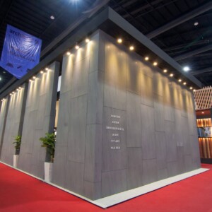 2 TAK exhibition stand at ASA 2018 by Fret Free Productions