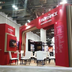 3 Movenpick exhibition stand at ATF 2017 by Fret Free Productions