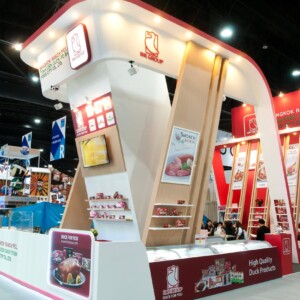 BKK Ranch bespoke exhibition stand design and build 5 Bangkok Ranch exhibition stand at THAIFEX 2017 by Fret Free Productions