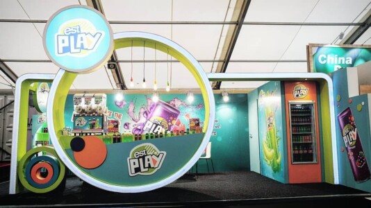 Est Play Trade Booth Stand Front